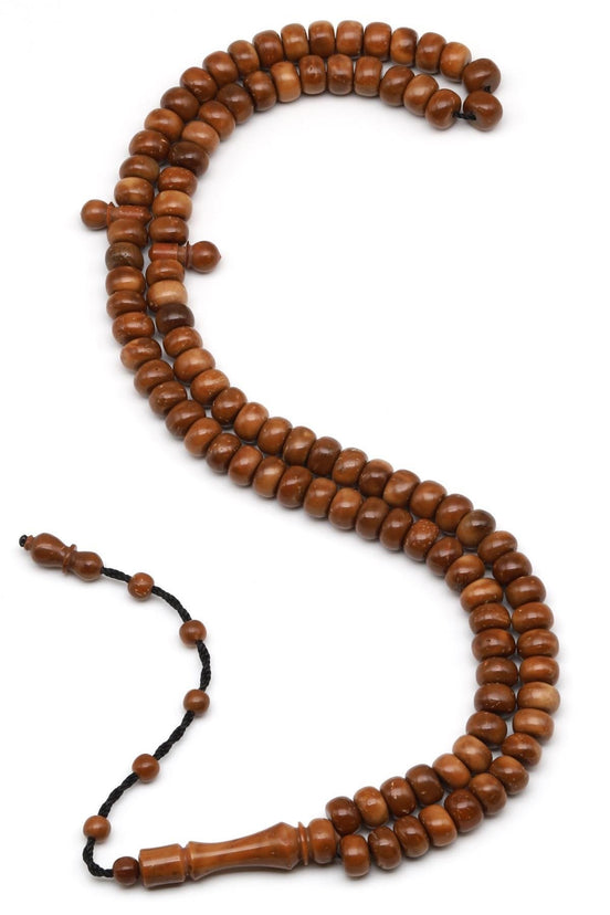 Kuka Ağacı 99’lu Tesbih – 5 × 7 mm Rondel Kesim