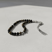 Golden Obsidyen Doğal Taş Tesbih – 33’lük / 8 mm