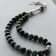Kanbaba Jasper Doğal Taş Tesbih – 33’lük / 8 mm