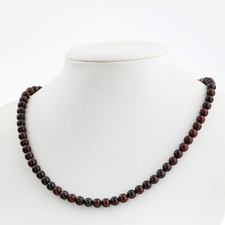 Dragon Jasper Doğal Taş Kolye – 6 mm Dizi Tasarım