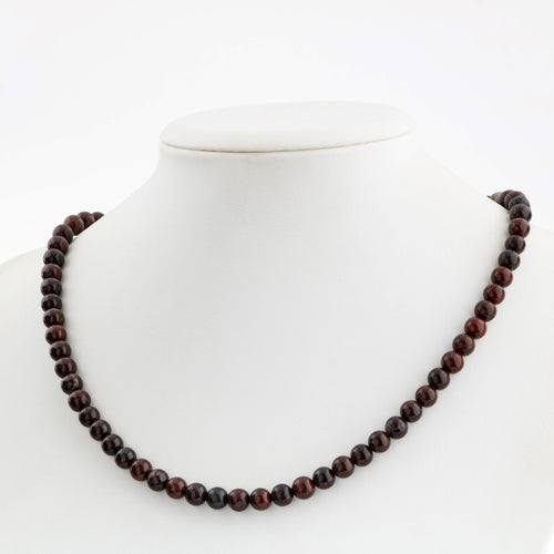 Dragon Jasper Doğal Taş Kolye – 6 mm Dizi Tasarım