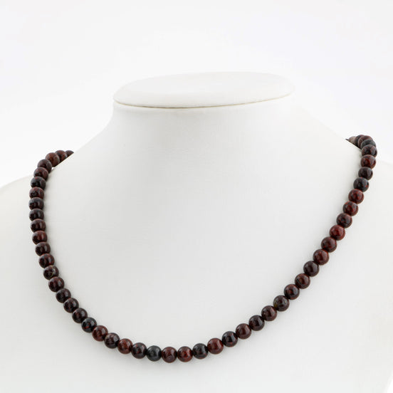 Dragon Jasper Doğal Taş Kolye – 6 mm Dizi Tasarım