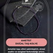 Ametist  Doğal Taş Kolye