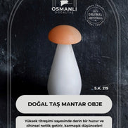 Doğal Taş Mantar Obje (S.K. 219)