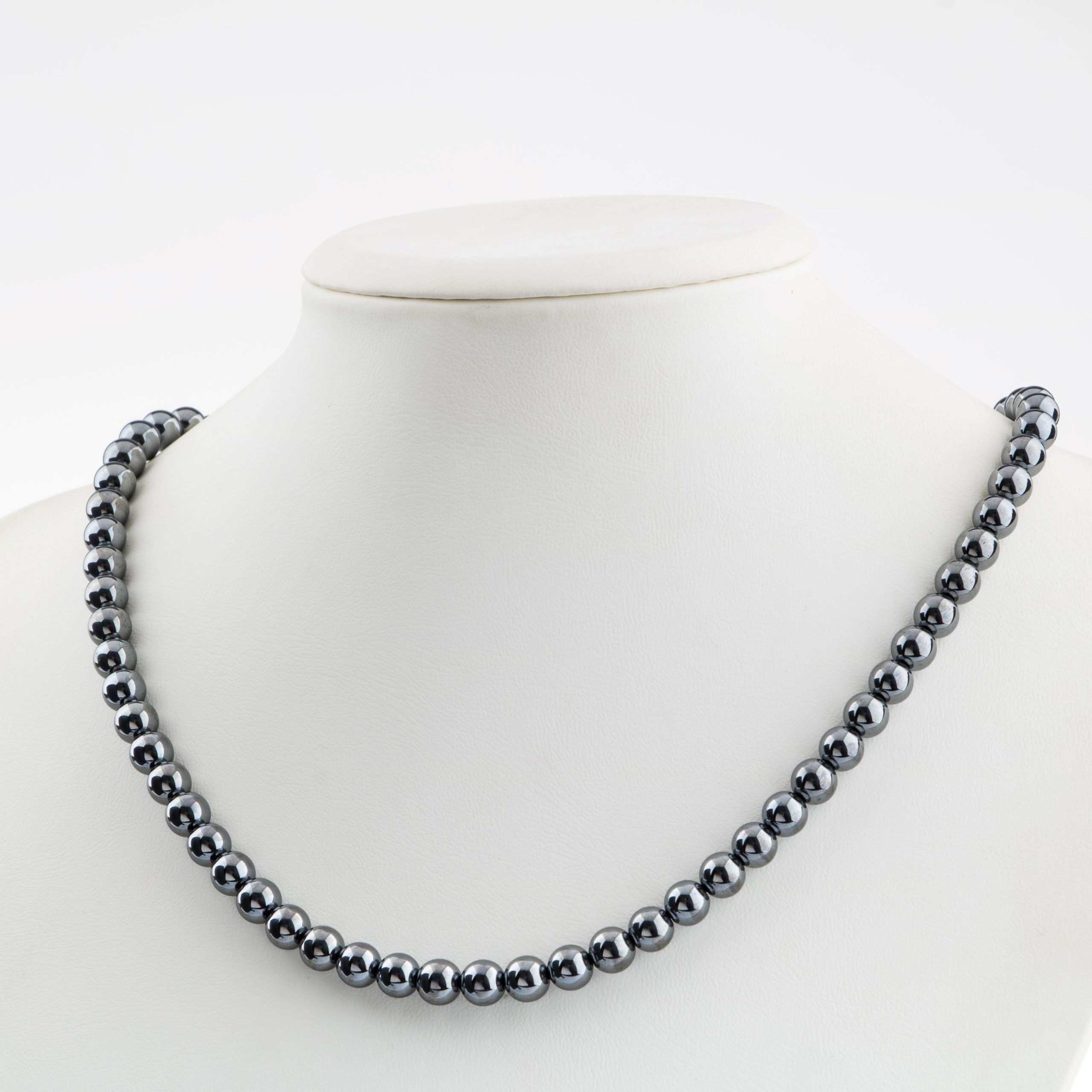 Trehartz Doğal Taş Kolye – 6 mm Dizi, Unisex Tasarım