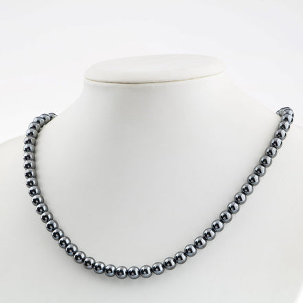 Trehartz Doğal Taş Kolye – 6 mm Dizi, Unisex Tasarım