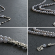 Angelit (Anjelit) Doğal Taş Tesbih – 99’luk – 6 mm