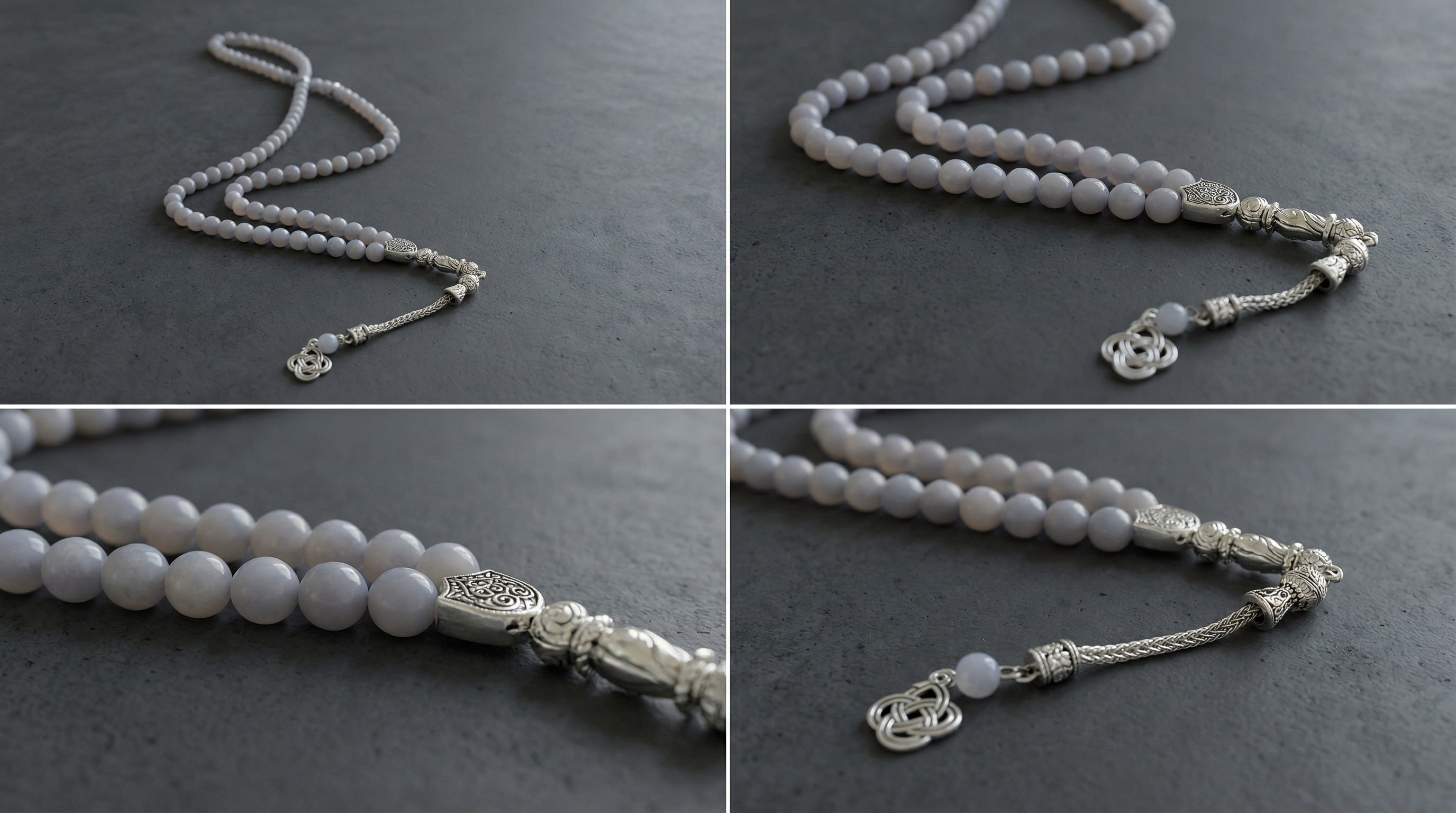 Angelit (Anjelit) Doğal Taş Tesbih – 99’luk – 6 mm