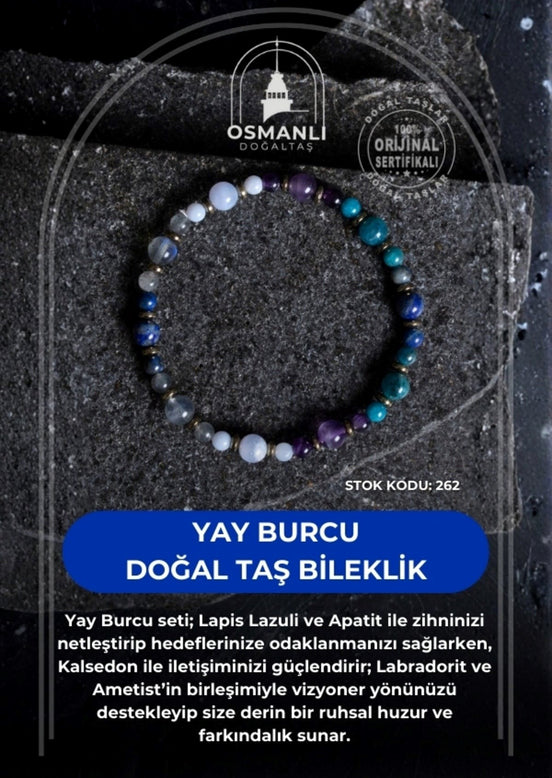 Yay Burcu Doğal Taş Bileklik (SK:262)
