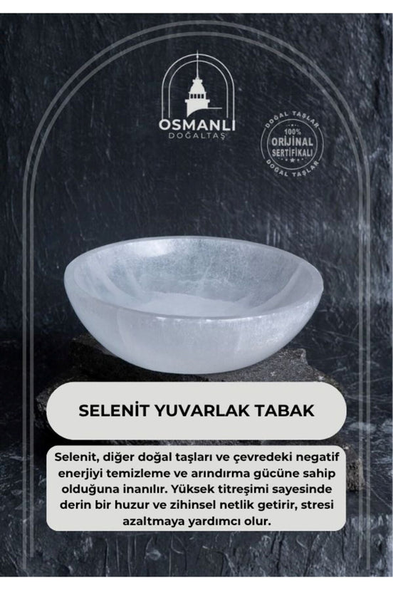 Selenit Yuvarlak Tabak no.5