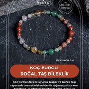 Koç Burcu Doğal Taş Bileklik (SK:256)