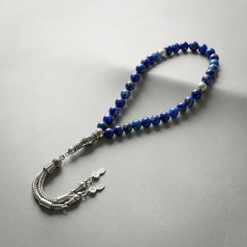 Lapis Lazuli Doğal Taş Tesbih – 33’lük / 6 mm