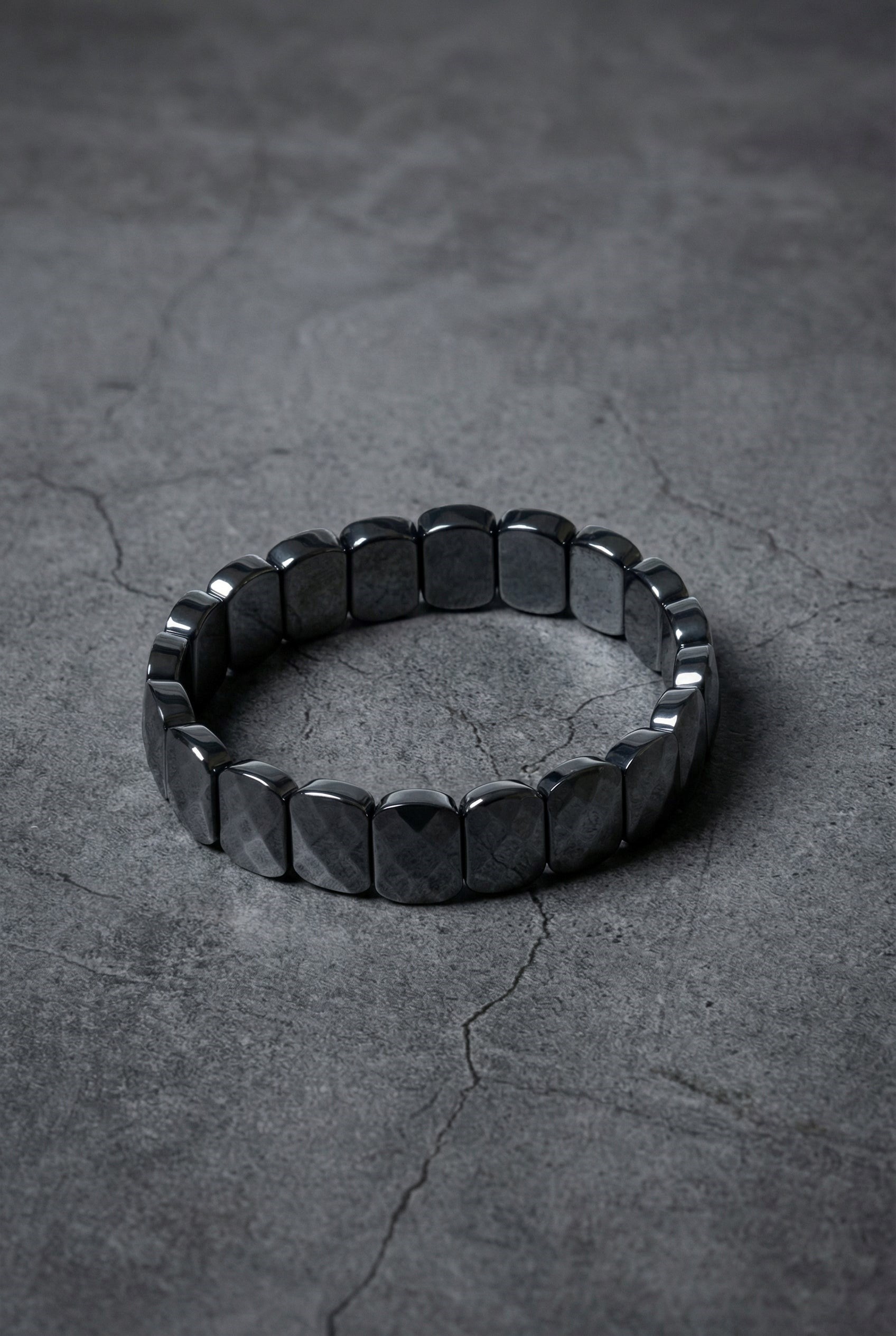 Trehartz Doğal Taş Geniş Kesim Bileklik (Rolex Stil)