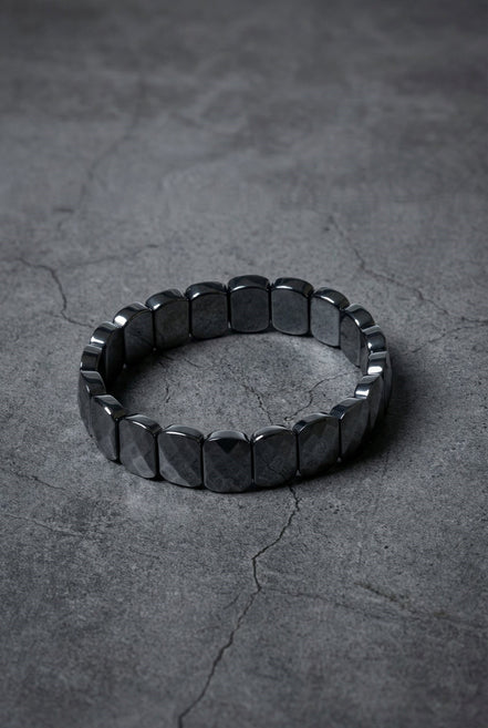 Trehartz Doğal Taş Geniş Kesim Bileklik (Rolex Stil)