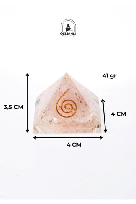 Pembe kuvars Piramit