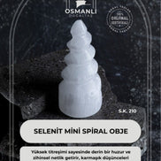 Selenit Mini Spiral Obje (S.K. 210)