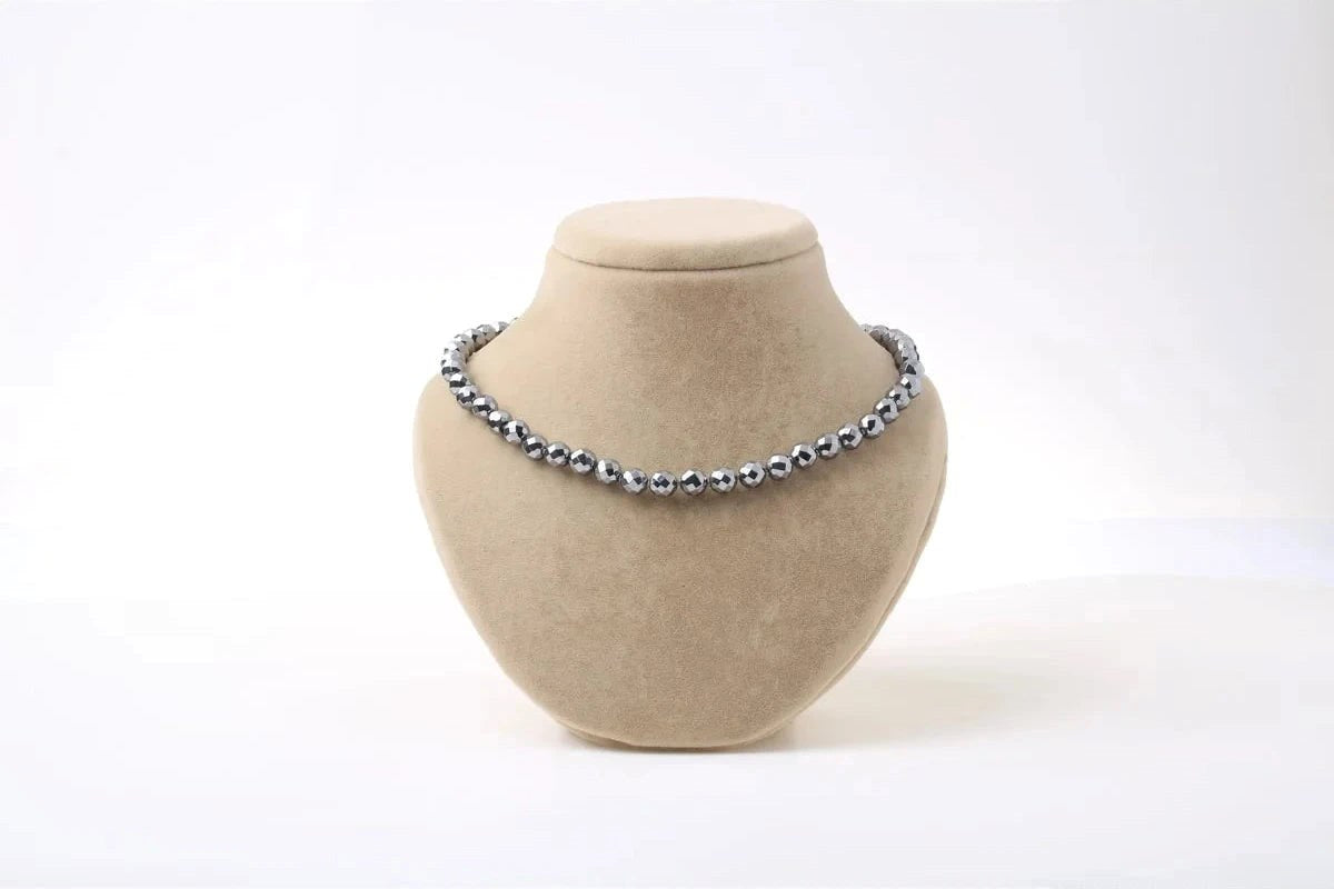 Trehartz 8 mm Düğümlü Doğal Taş Kolye