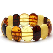 Damla Kehribar Bileklik – 11 × 19 mm | 12 gr | 18 cm