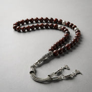 Dragon Jasper Doğal Taş Tesbih – 33’lük / 6 mm