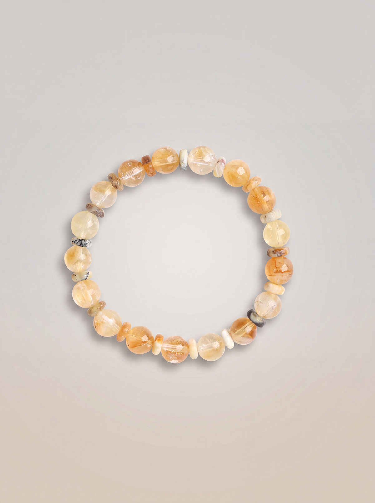 Sitrin - Opal Doğal Taş Bileklik (8 mm)