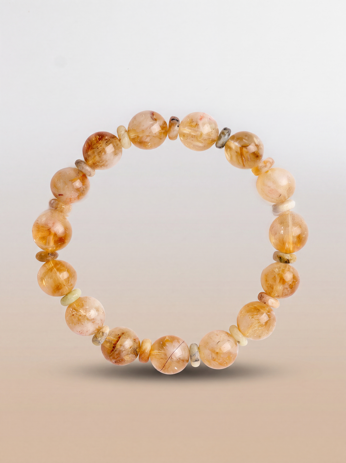 Sitrin - Opal Doğal Taş Bileklik (10 mm)