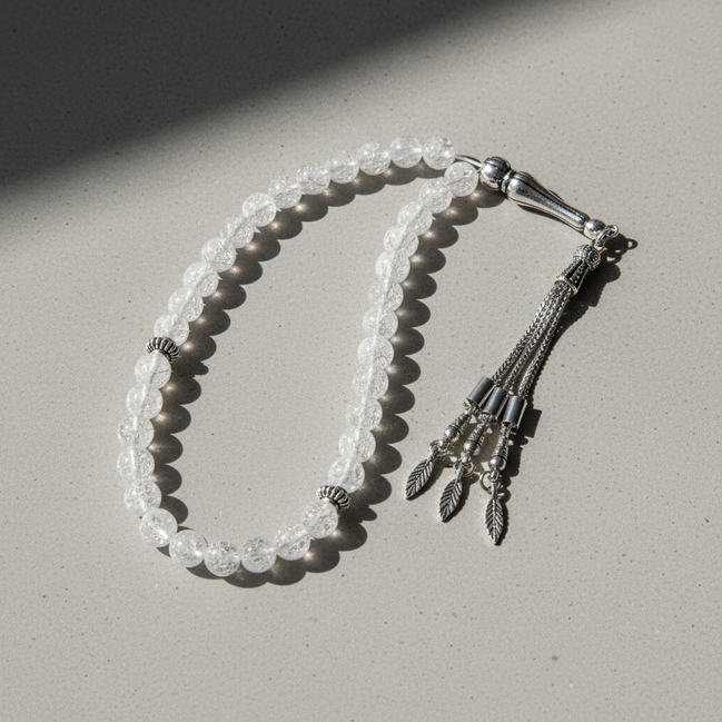 Necef Doğal Taş Tesbih – 33’lük / 8 mm