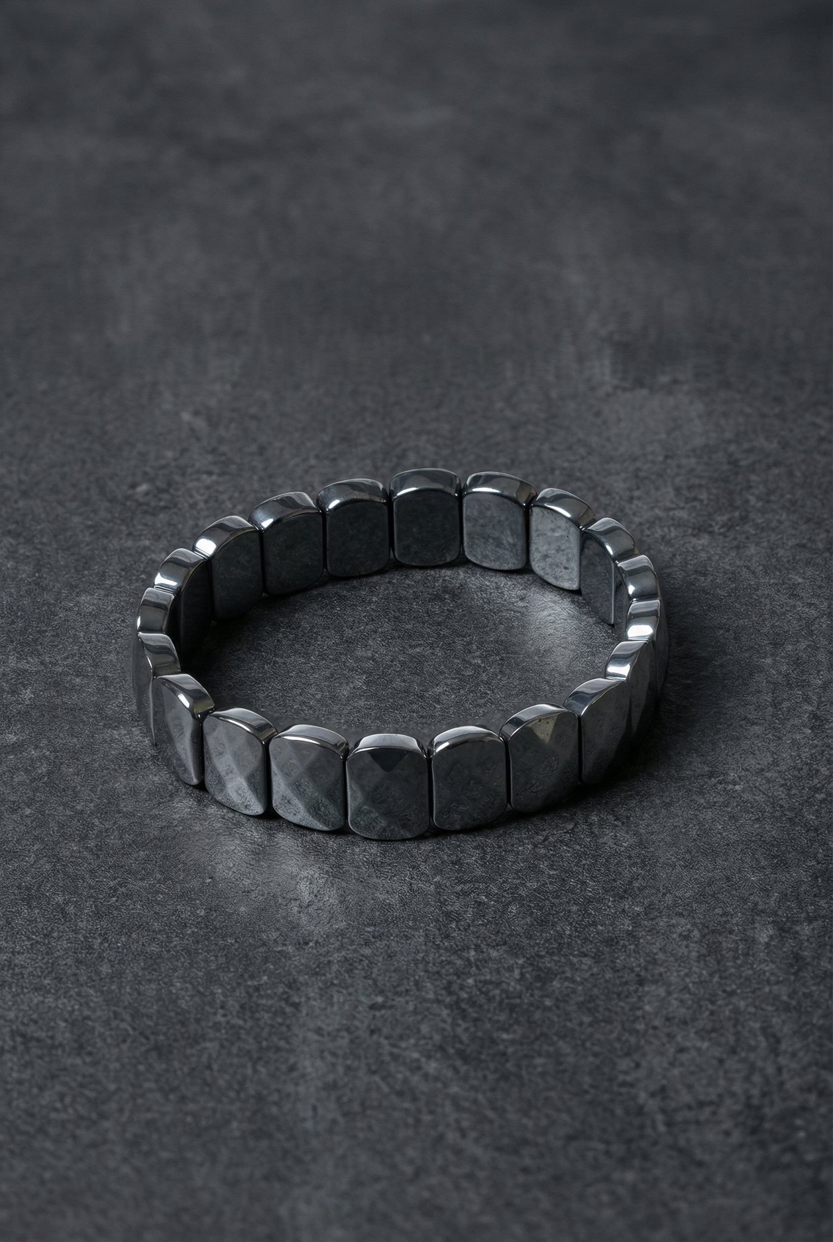 Trehartz Doğal Taş Geniş Kesim Bileklik (Rolex Stil)