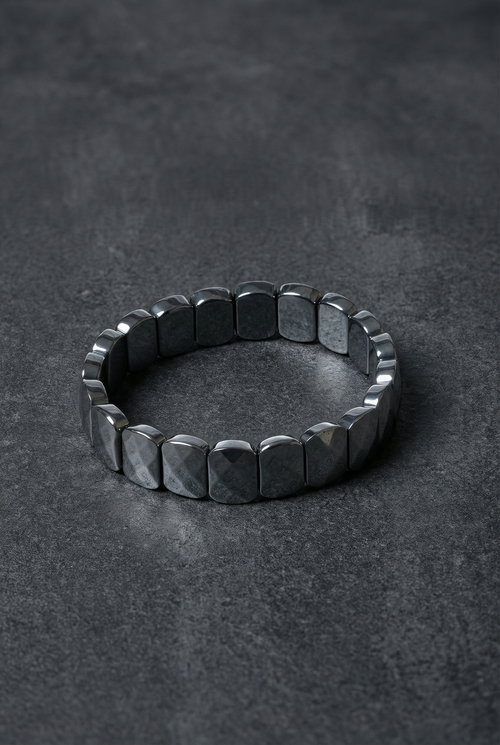 Trehartz Doğal Taş Geniş Kesim Bileklik (Rolex Stil)