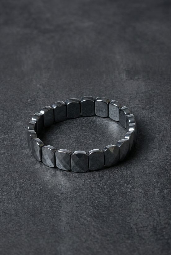 Trehartz Doğal Taş Geniş Kesim Bileklik (Rolex Stil)