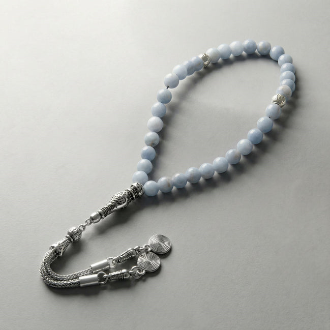 Anjelit Doğal Taş Tesbih – 33’lük / 6 mm