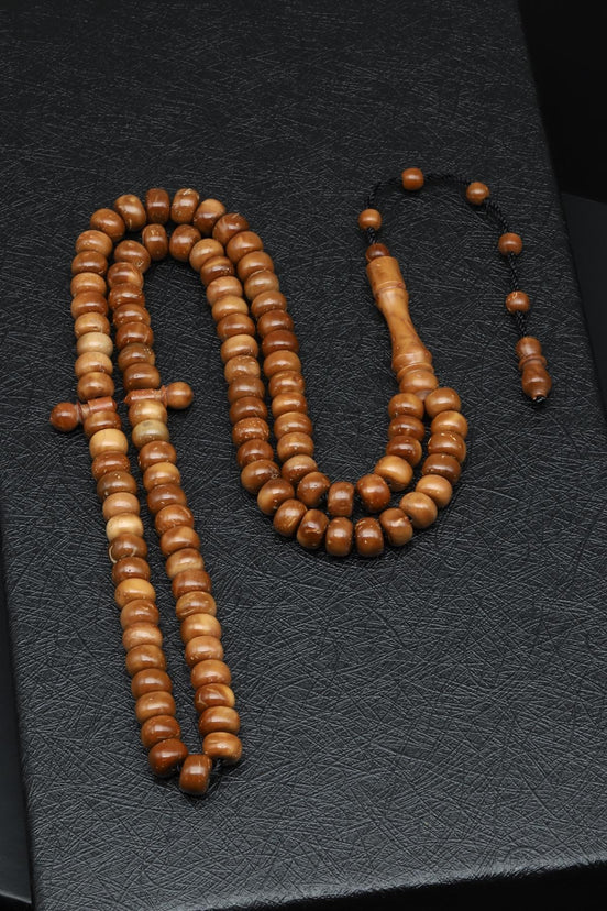 Kuka Ağacı 99’lu Tesbih – 5 × 7 mm Rondel Kesim