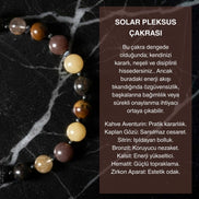 Solar Pleksus Çakra Doğal Taş Bileklik