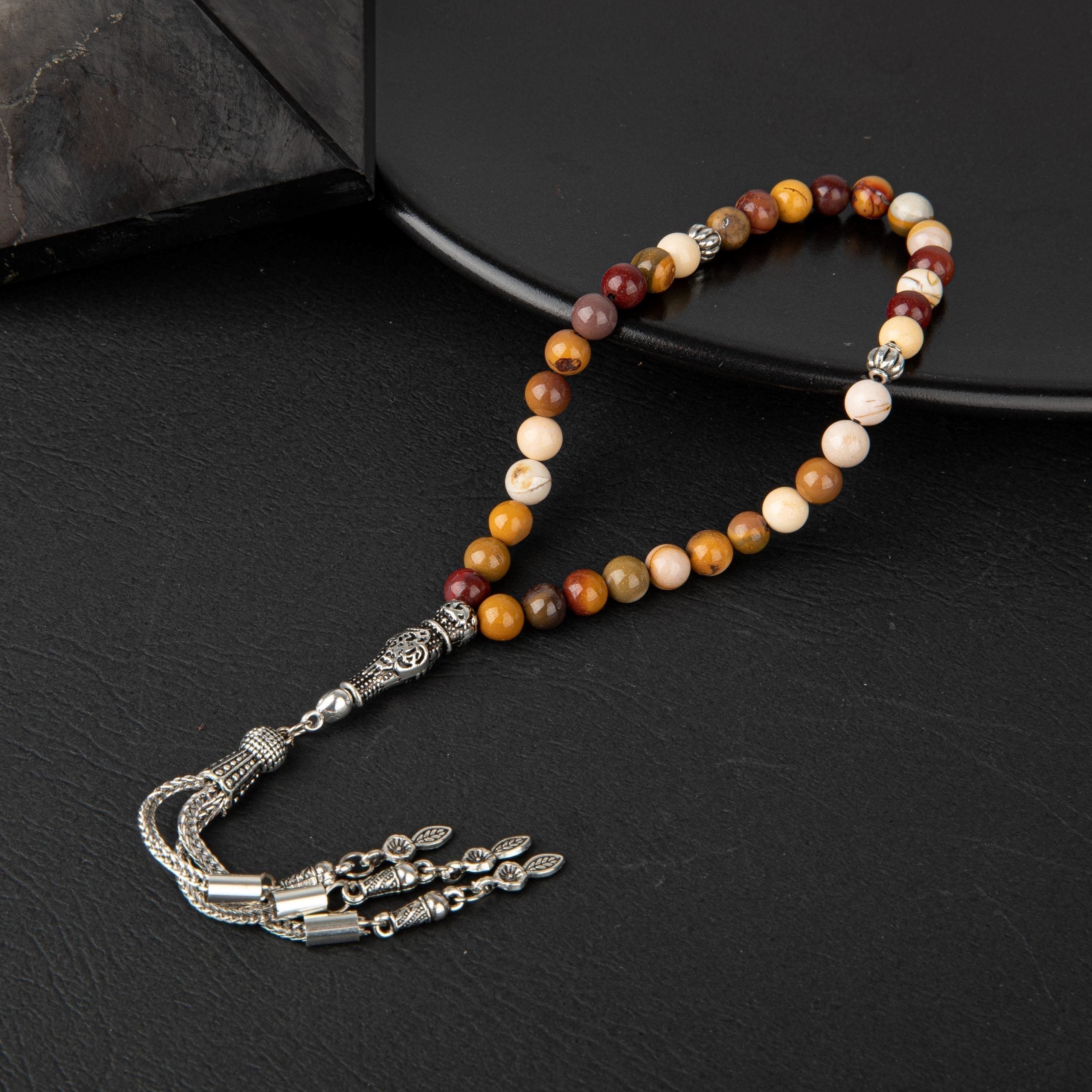 Sarı Jasper Doğal Taş Tesbih – 33’lük / 6 mm