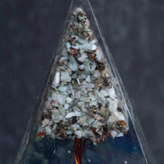 Larimar & Zümrüt Ağaçlı Piramit