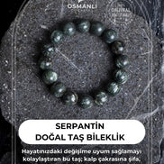 Serpantin Doğal Taş Bileklik
