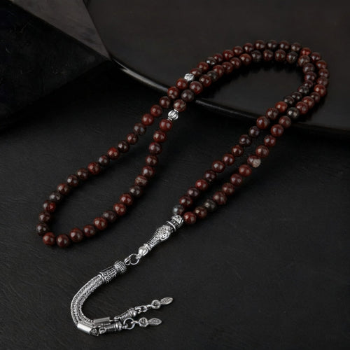 Dragon Jasper Doğal Taş Tesbih 99luk - 6mm