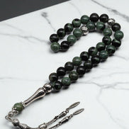Kanbaba Jasper Doğal Taş Tesbih – 33’lük / 8 mm